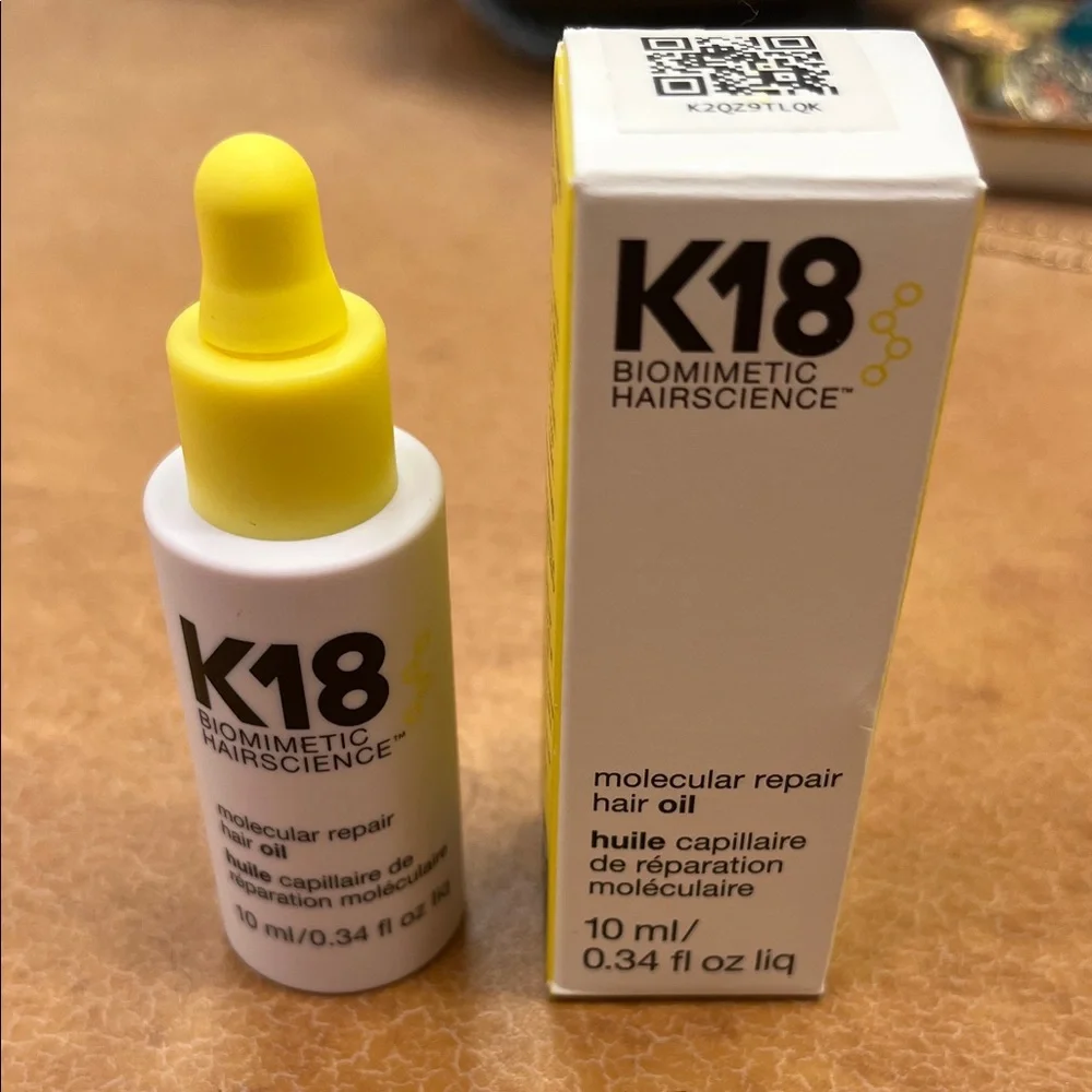 K18 Molecular Repair Hair Oil - White & Yellow